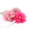 20 Pack 9cm /3.5" Chiffon Flower Alligator Hair Clips Lined Duckbill Barrettes Hair Flower